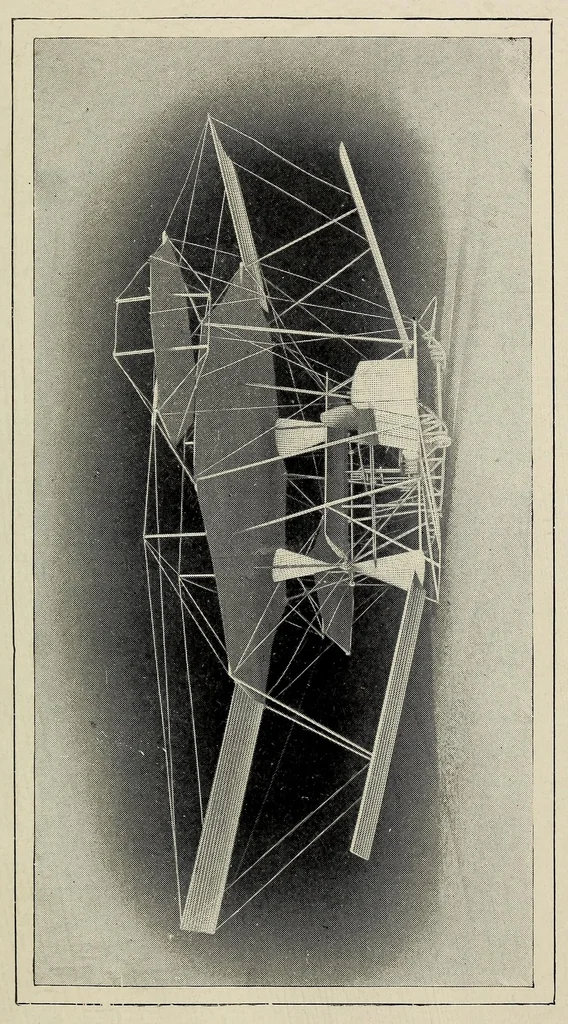 An illustration from The dominion of the air, 1903, leaf 277