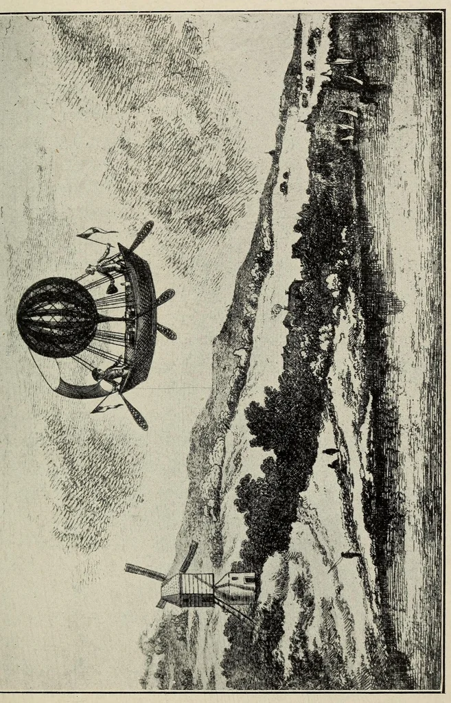 An illustration from The dominion of the air, 1903, leaf 45