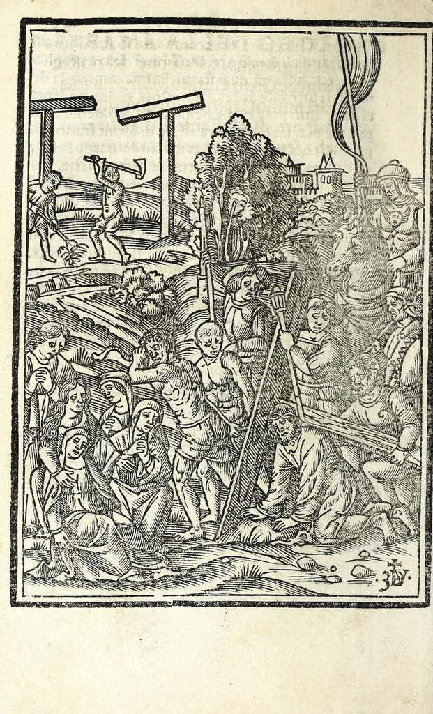 An illustration from D. O. M. Misterio dell'humana redentione, 1534, leaf 10