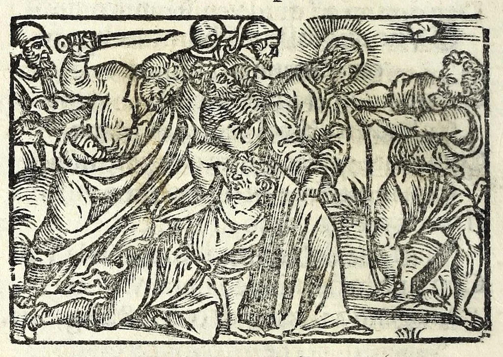 An illustration from D. O. M. Misterio dell'humana redentione, 1534, leaf 54