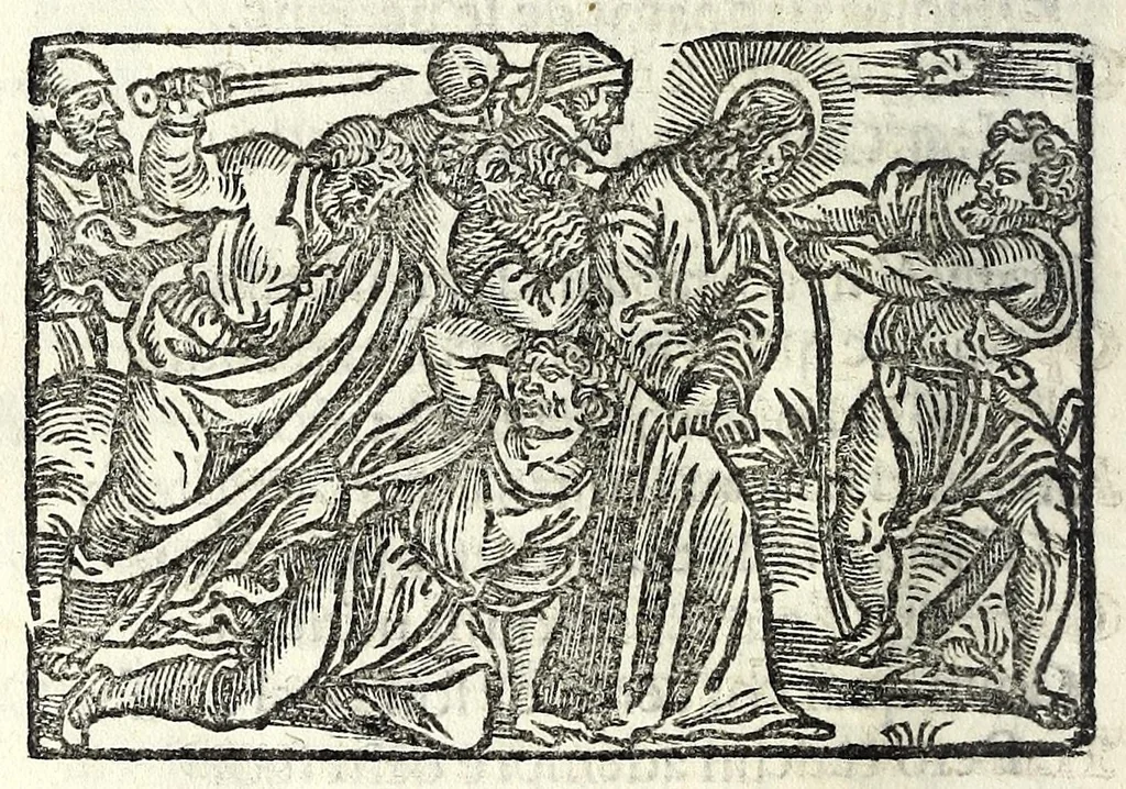 An illustration from D. O. M. Misterio dell'humana redentione, 1534, leaf 56