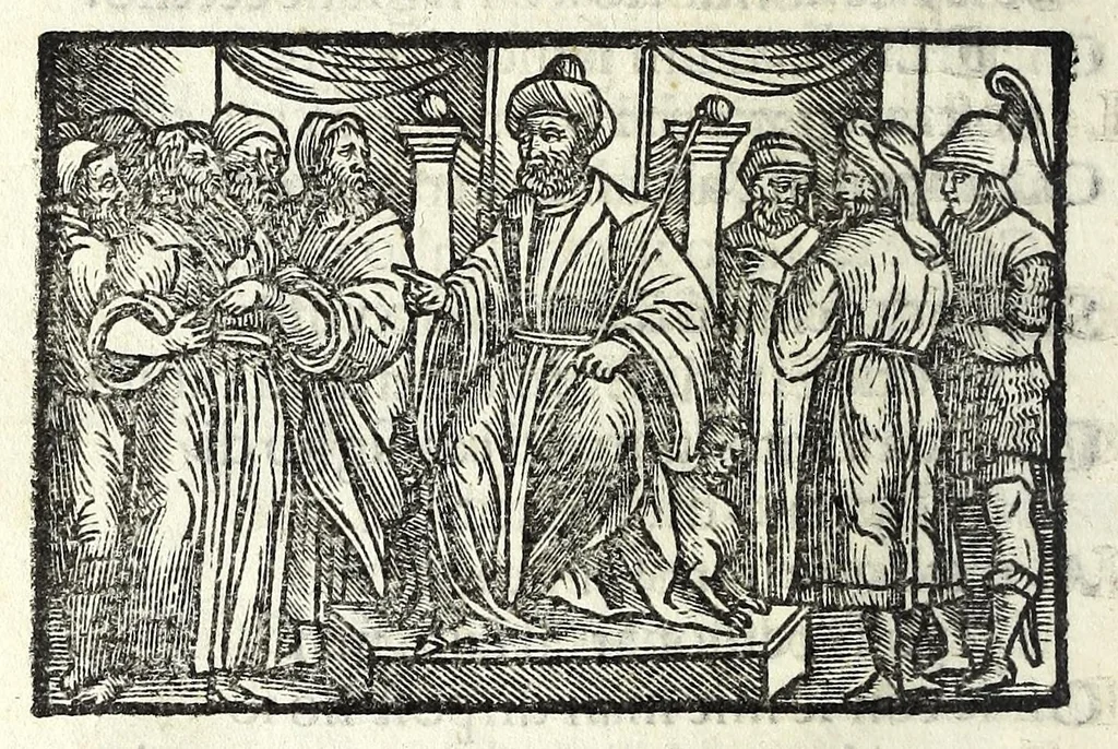 An illustration from D. O. M. Misterio dell'humana redentione, 1534, leaf 70