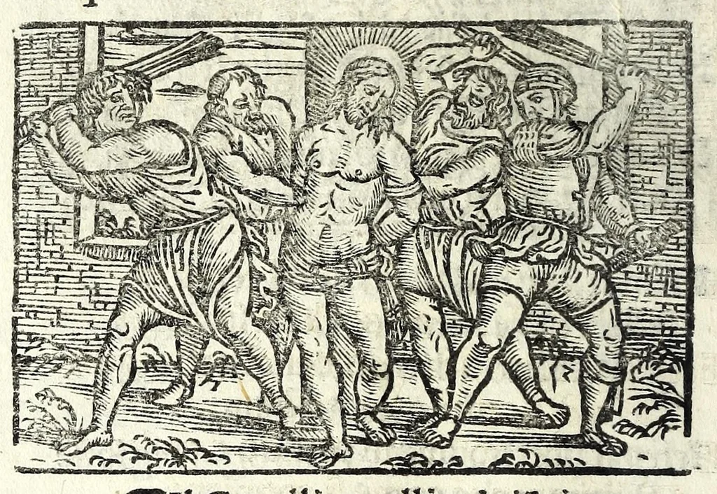 An illustration from D. O. M. Misterio dell'humana redentione, 1534, leaf 76