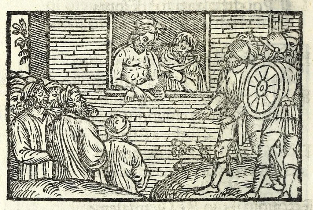 An illustration from D. O. M. Misterio dell'humana redentione, 1534, leaf 78