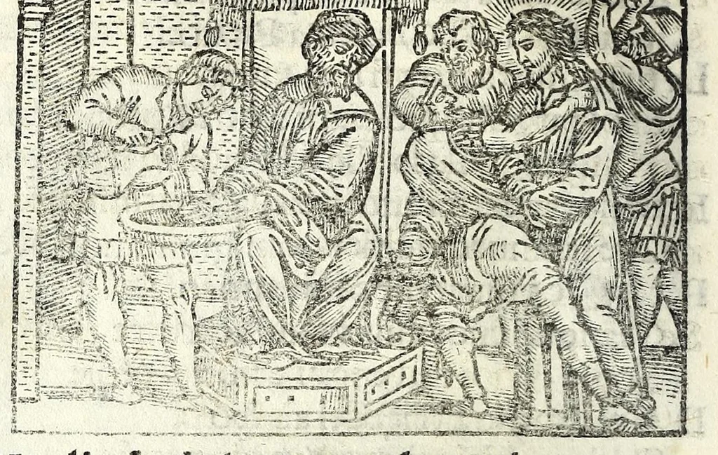 An illustration from D. O. M. Misterio dell'humana redentione, 1534, leaf 80
