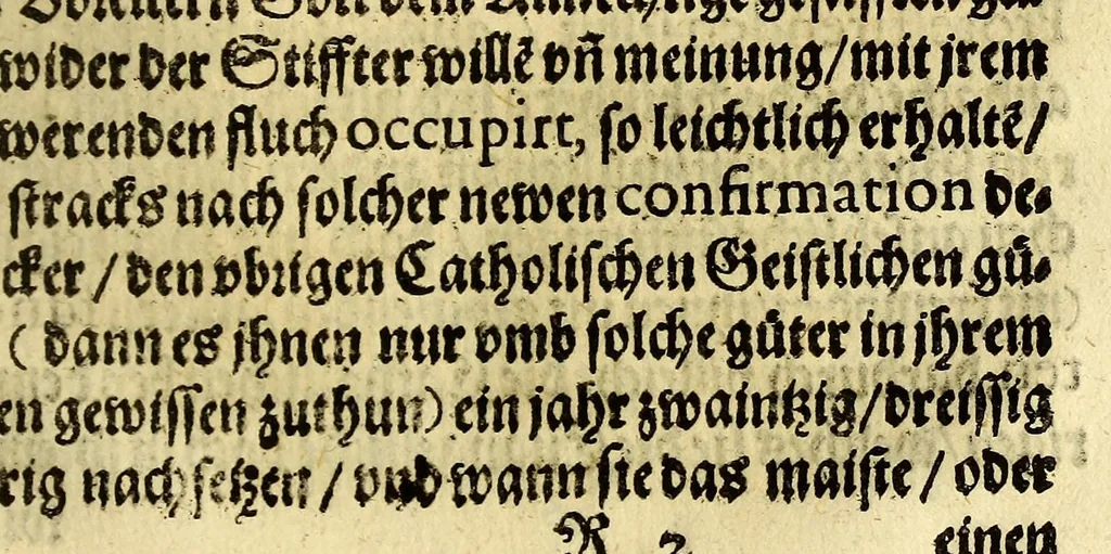 An illustration from Donawertische Relation : das ist: Gründtlicher wahrer Bericht vnd beständige kurtze Erzehlung, alles dess jenigen, was ein Zeit hero vor, bey vnd nach dem, wider die Statt Schwäbisch: oder Donawerth, vnlangst angestellten Process, Aachtserklärung, vnd darauff erfolgte Execution sich zugetragen. ... Allen vnd jeden, so ... die eigentliche Beschaffenheit dess Verlauffs nit erfahren können ..., 1610, leaf 129