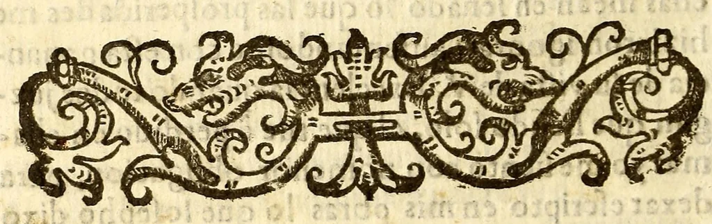 An illustration from Don Francisco Morouelli de Puebla, defiende el patronato de Santa Teresa de Iesus, patrona illustrissima de España. : Y responde a D. Francisco de Queuedo Villegas, Cauallero del habito de Santiago, a D. Francisco de Melgar, Canonigo de la Doctoral de Siuilla, y a otros que an escrito contra el, 1628, leaf 4