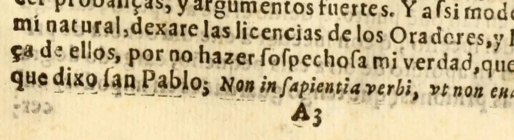 An illustration from Don Francisco Morouelli de Puebla, defiende el patronato de Santa Teresa de Iesus, patrona illustrissima de España. : Y responde a D. Francisco de Queuedo Villegas, Cauallero del habito de Santiago, a D. Francisco de Melgar, Canonigo de la Doctoral de Siuilla, y a otros que an escrito contra el, 1628, leaf 5