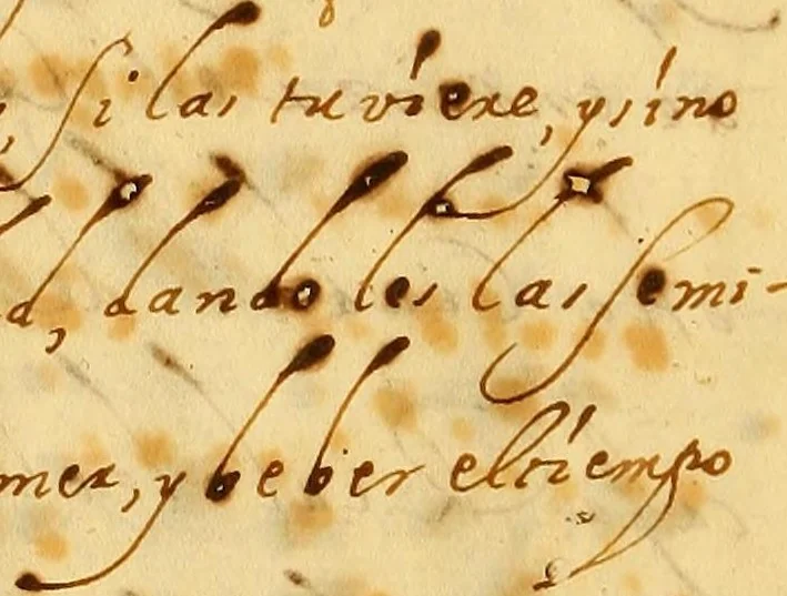 An illustration from Don Melchor de Navarra, y Rocafull, de el Orden de Alcantara, duque de la Palata, principe de Massa; : de los Consejos de Estado, y Guerra de su Magestad; virrey, governador, y capitan general de estos Reynos del Perù, Tierra-Firme, y Chile. &amp;c. A vos el corregidor de la Provincia de [in blank]. Bien sabeis q[ue] de muchos años à esta parte se ha reconocido la despoblacion grande à que han llegado todos los pueblos de estas dilatadas provincias de el Perú ., 1687, leaf 18