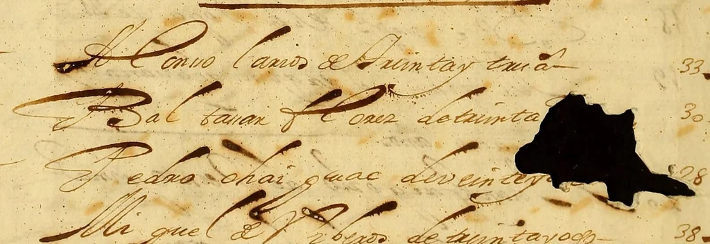 An illustration from Don Melchor de Navarra, y Rocafull, de el Orden de Alcantara, duque de la Palata, principe de Massa; : de los Consejos de Estado, y Guerra de su Magestad; virrey, governador, y capitan general de estos Reynos del Perù, Tierra-Firme, y Chile. &amp;c. A vos el corregidor de la Provincia de [in blank]. Bien sabeis q[ue] de muchos años à esta parte se ha reconocido la despoblacion grande à que han llegado todos los pueblos de estas dilatadas provincias de el Perú ., 1687, leaf 8