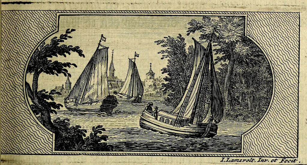 An illustration from Doorlugte voorbeelden der ouden : leerzaame zinnebeelden, nevens 't treurspel van L. Junius Brutus, vaderlyke gestrengheid, en verscheide gedigten, 1725, leaf 240