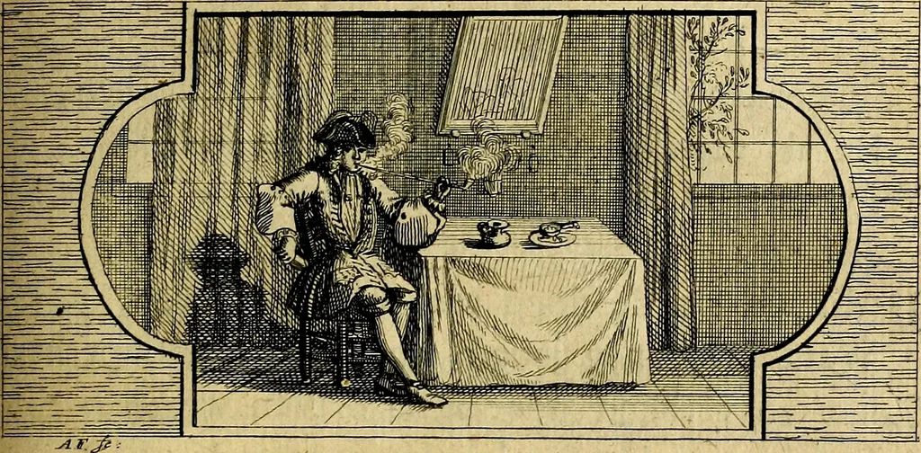 An illustration from Doorlugte voorbeelden der ouden : leerzaame zinnebeelden, nevens 't treurspel van L. Junius Brutus, vaderlyke gestrengheid, en verscheide gedigten, 1725, leaf 306