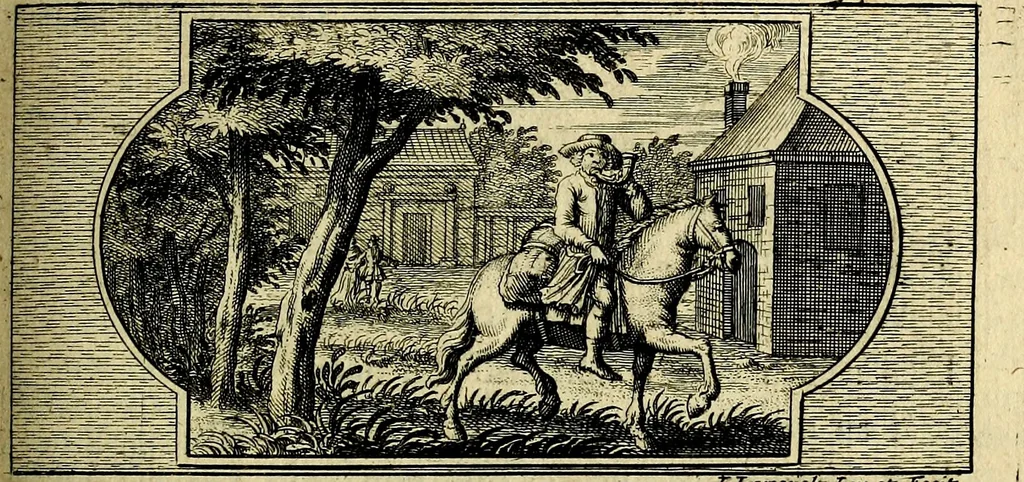 An illustration from Doorlugte voorbeelden der ouden : leerzaame zinnebeelden, nevens 't treurspel van L. Junius Brutus, vaderlyke gestrengheid, en verscheide gedigten, 1725, leaf 328