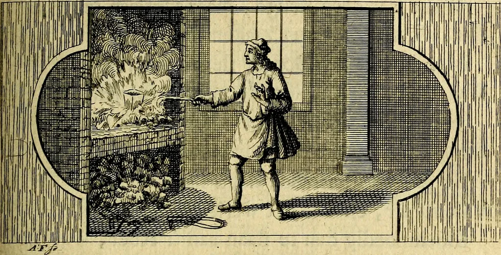 An illustration from Doorlugte voorbeelden der ouden : leerzaame zinnebeelden, nevens 't treurspel van L. Junius Brutus, vaderlyke gestrengheid, en verscheide gedigten, 1725, leaf 342