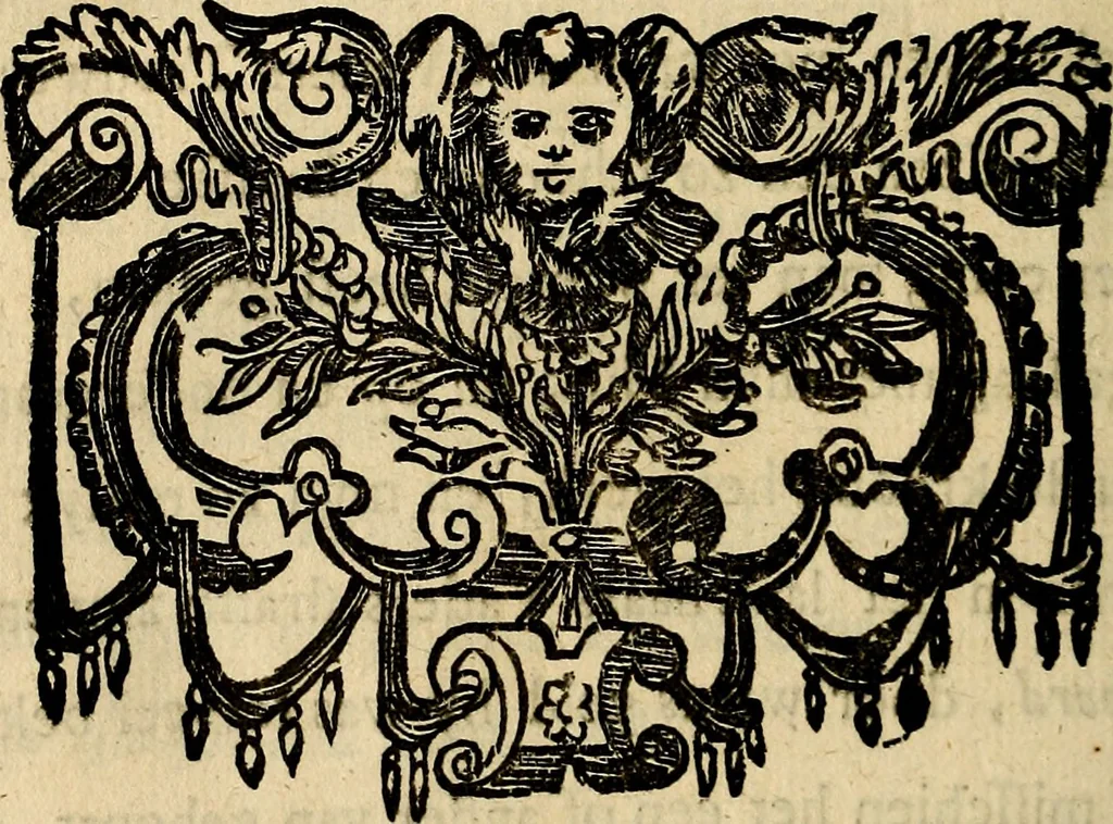 An illustration from Doorlugte voorbeelden der ouden : leerzaame zinnebeelden, nevens 't treurspel van L. Junius Brutus, vaderlyke gestrengheid, en verscheide gedigten, 1725, leaf 633