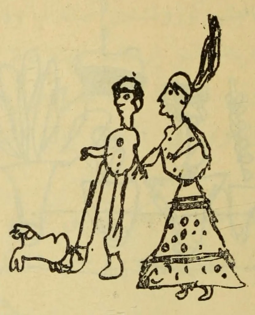 An illustration from Do?rt ile yedi yas? aras?ndaki c?ocug?un ruhiyati /, 1925, leaf 109