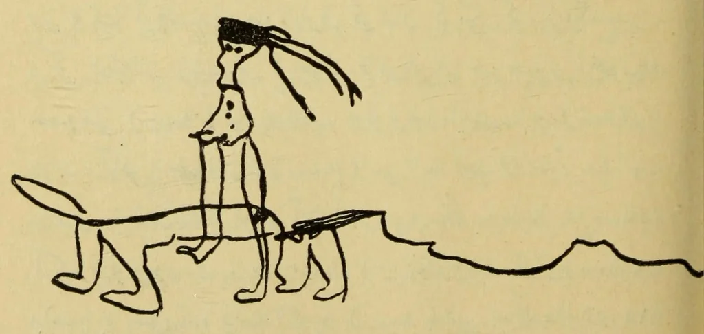 An illustration from Do?rt ile yedi yas? aras?ndaki c?ocug?un ruhiyati /, 1925, leaf 91