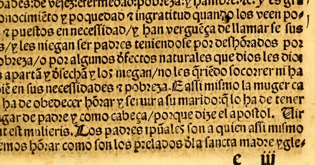 An illustration from Dotrina breue muy p[ro]uechosa delas cosas q[ue] p[er]tenecen ala fe catholica y a n[uest]ra cristiandad en estilo llano p[ar]a comu[n] intelige[n]cia., 1544, leaf 75
