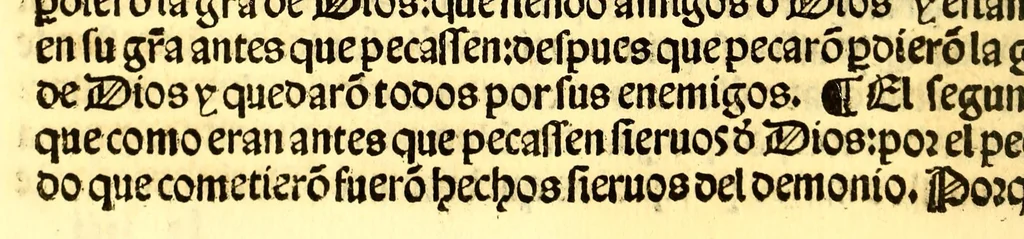 An illustration from Dotrina [christ]iana p[ar]a instrucion [et] informacio[n] de los indios: : por manera de hystoria., 1544, leaf 28