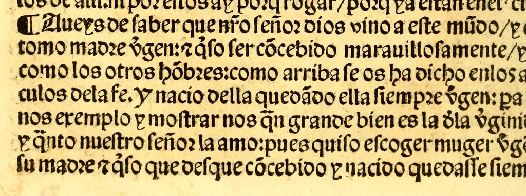 An illustration from Dotrina [christ]iana p[ar]a instrucion [et] informacio[n] de los indios: : por manera de hystoria., 1544, leaf 52