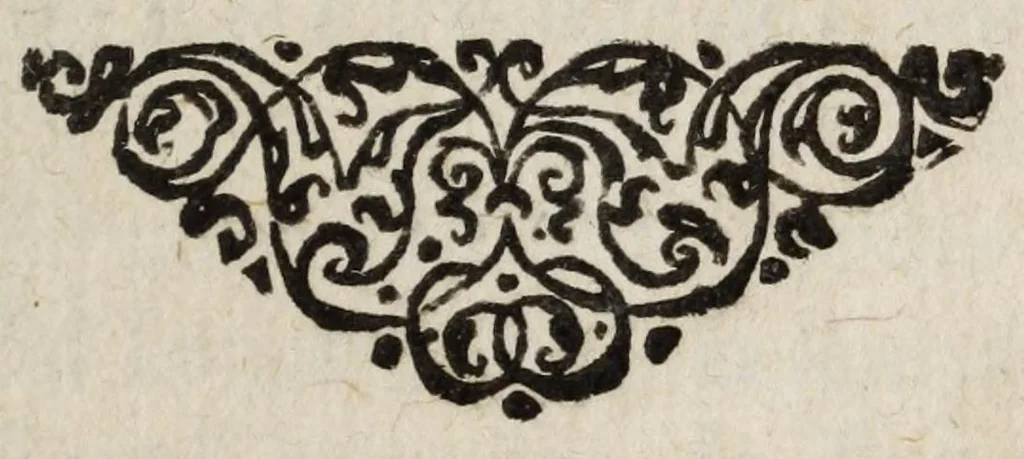 An illustration from Dovze fables de flevves ov fontaines : avec la description pour la peinture, & les epigrammes, 1585, leaf 7