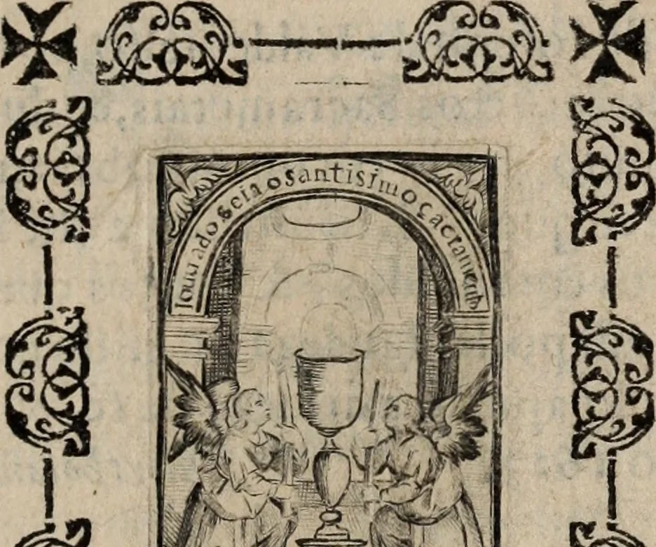 An illustration from Doze actos sacramentales, y dos comedias divinas, 1624, leaf 6