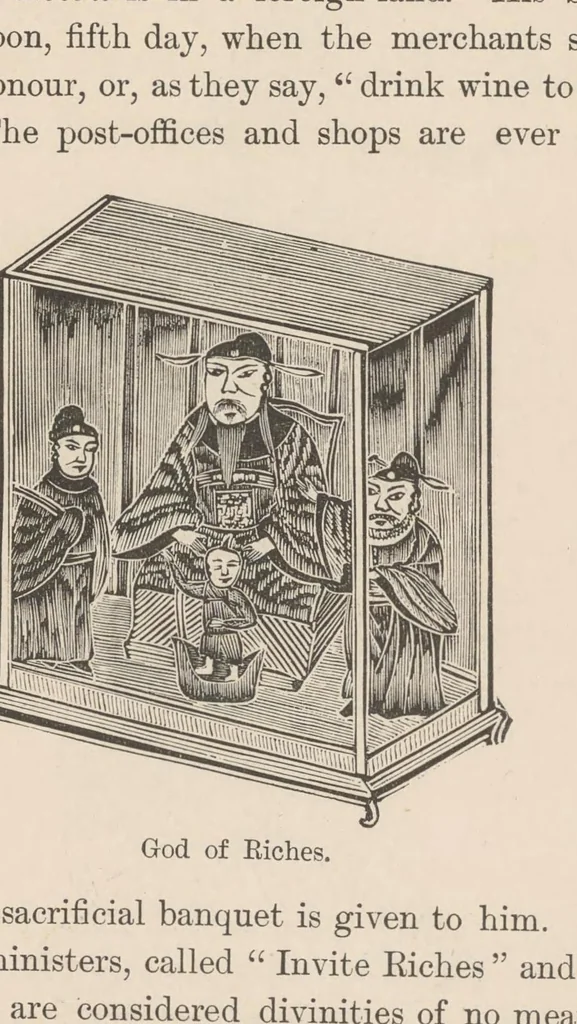 An illustration from The dragon, image, and demon : or, The three religions of China, Confucianism, Buddhism and Taoism : giving an account of the mythology, idolatry, and demonolatry of the Chinese, 1886, leaf 325