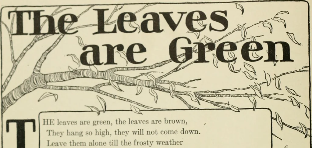 An illustration from Dramatic games and dances for little children, 1914, leaf 56