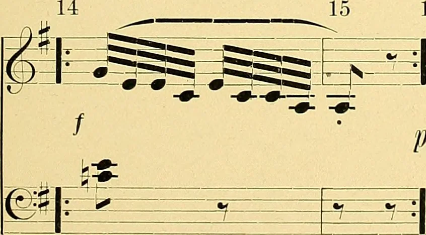 An illustration from Dramatic games and dances for little children, 1914, leaf 64