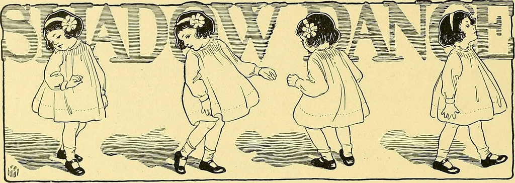 An illustration from Dramatic games and dances for little children, 1914, leaf 67