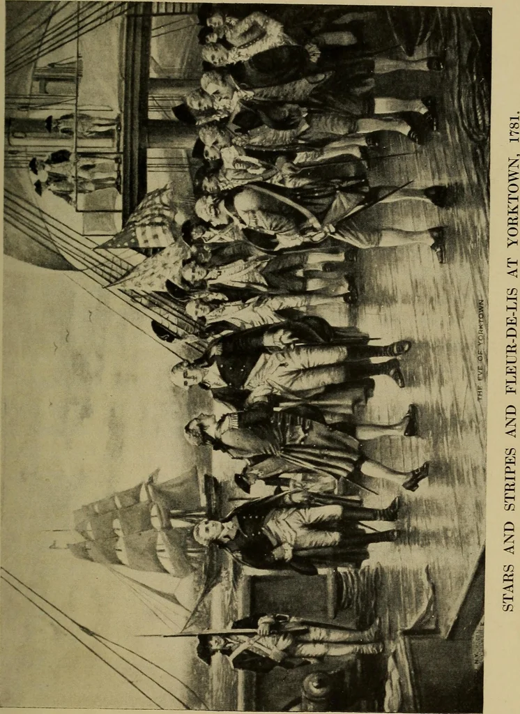 An illustration from The dramatic story of old glory, 1919, leaf 122