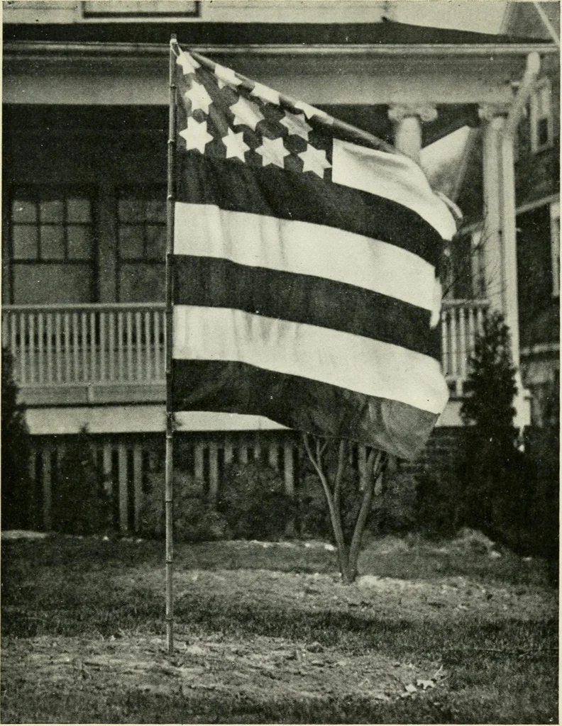 An illustration from The dramatic story of old glory, 1919, leaf 315