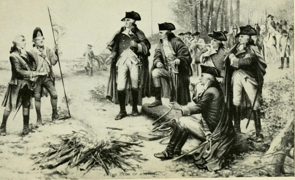 An illustration from The dramatic story of old glory, 1919, leaf 35