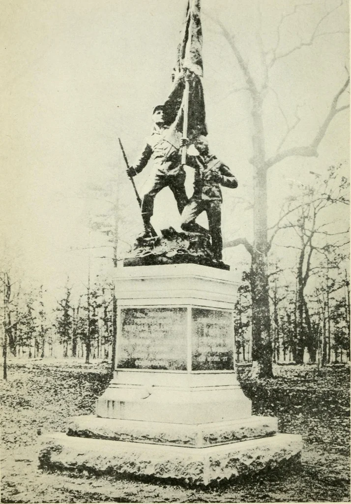 An illustration from The dramatic story of old glory, 1919, leaf 8