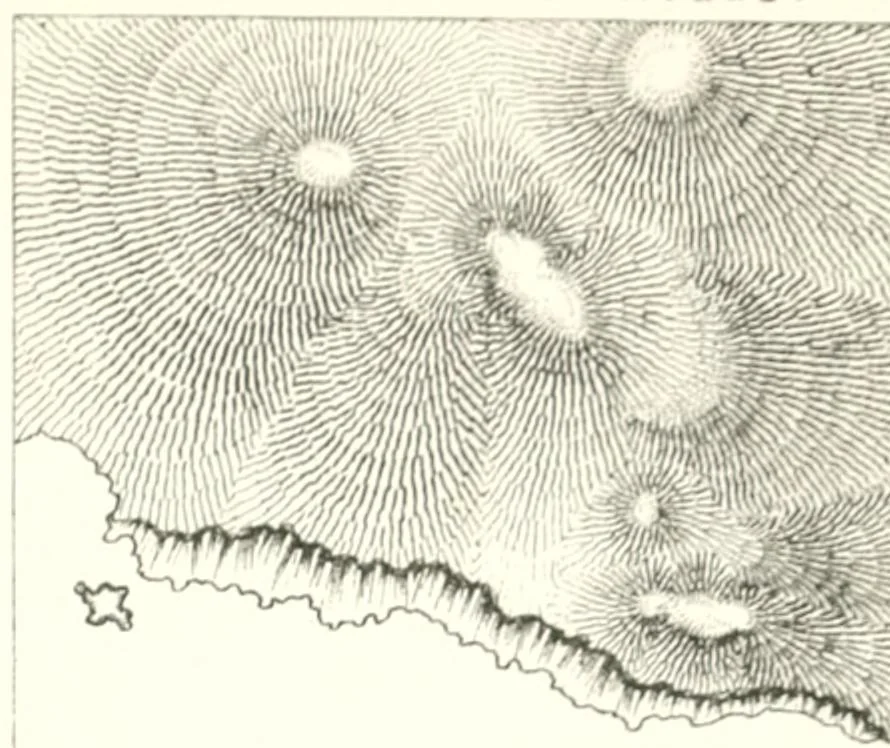 An illustration from The draughtsman's handbook of plan and map drawing, including instructions for the preparation of engineering, architectural, and mechanical drawings, 1874, leaf 193