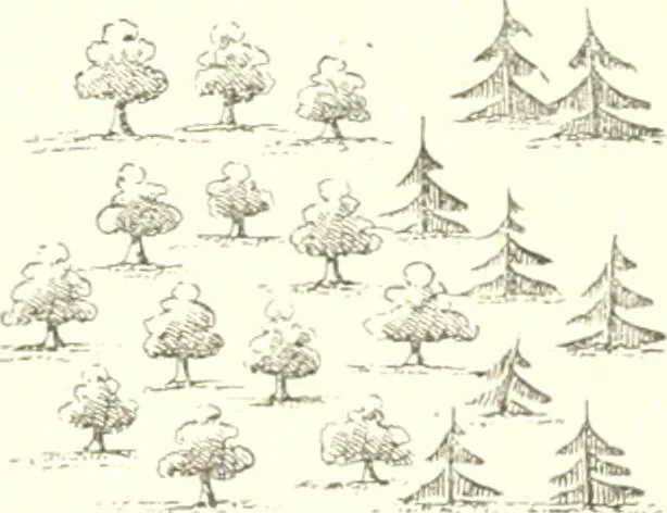 An illustration from The draughtsman's handbook of plan and map drawing, including instructions for the preparation of engineering, architectural, and mechanical drawings, 1874, leaf 56