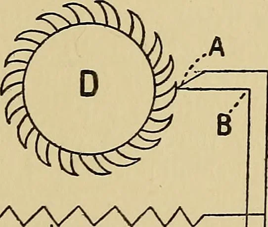 An illustration from Draw frames and fly frames : being a practical treatise on the above machines, 1898, leaf 164