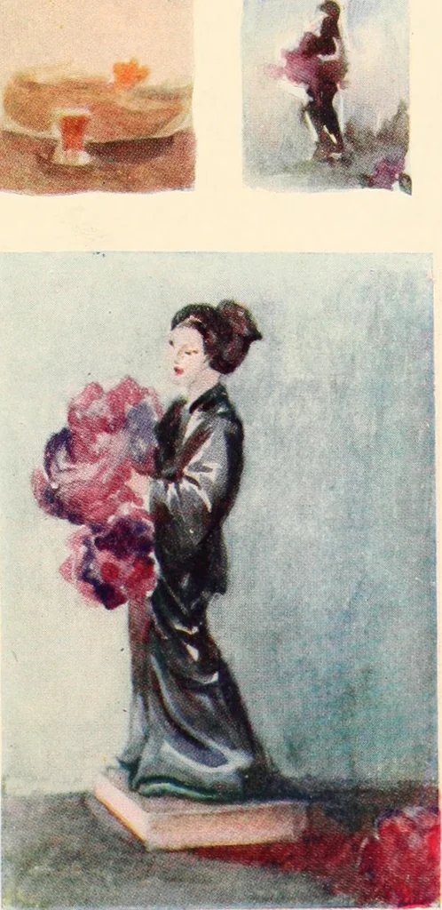 An illustration from Drawing for beginners, 1920, leaf 145