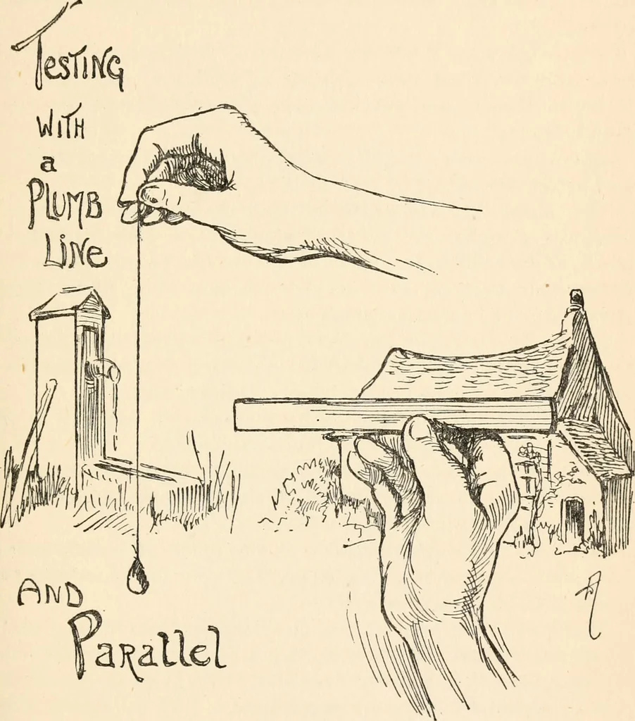 An illustration from Drawing for beginners, 1920, leaf 153