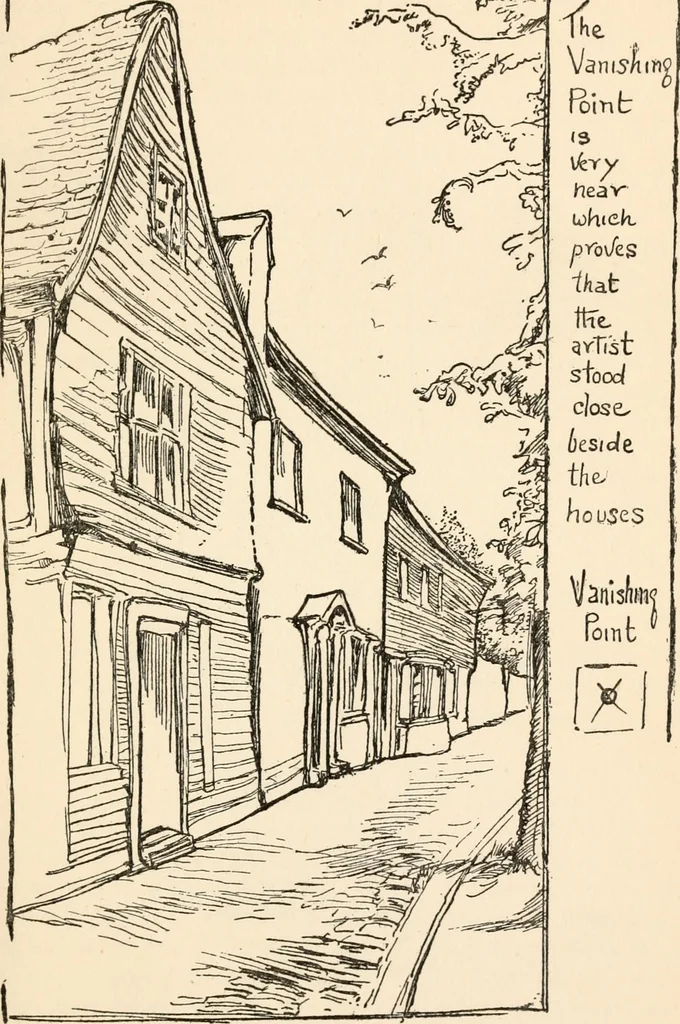 An illustration from Drawing for beginners, 1920, leaf 163