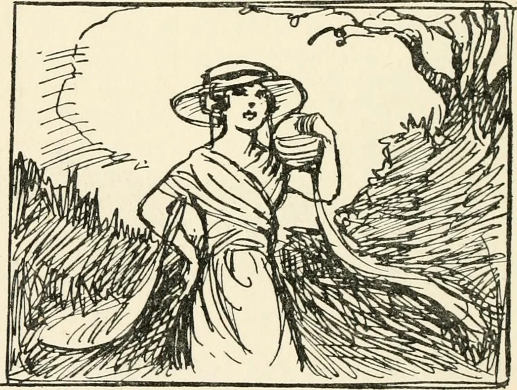 An illustration from Drawing for beginners, 1920, leaf 228