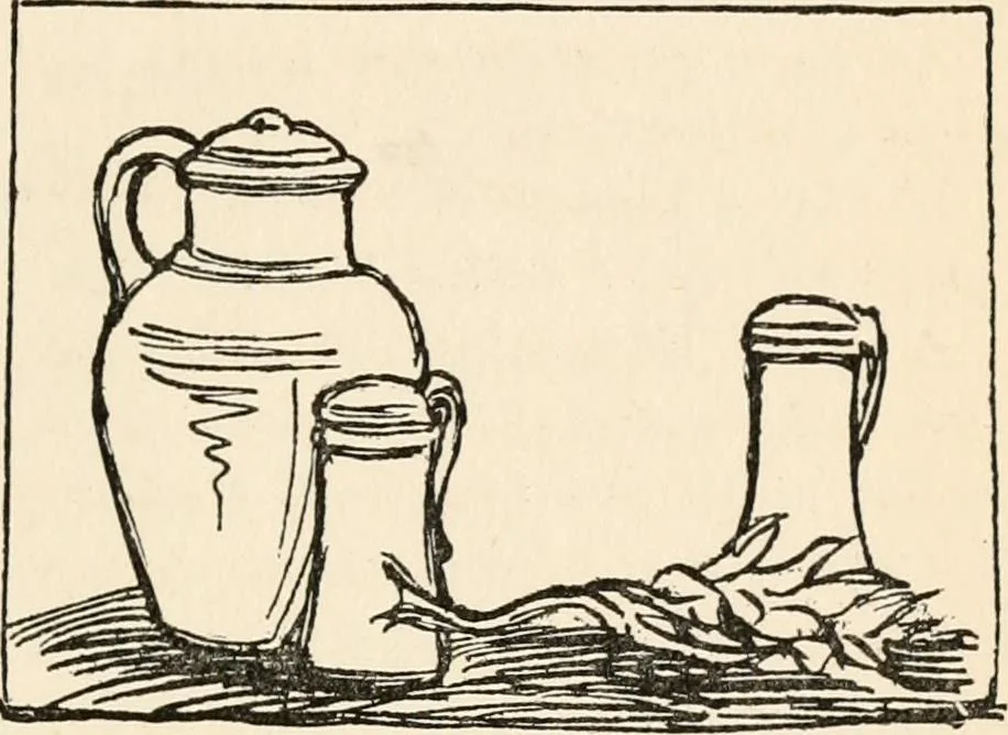 An illustration from Drawing for beginners, 1920, leaf 231