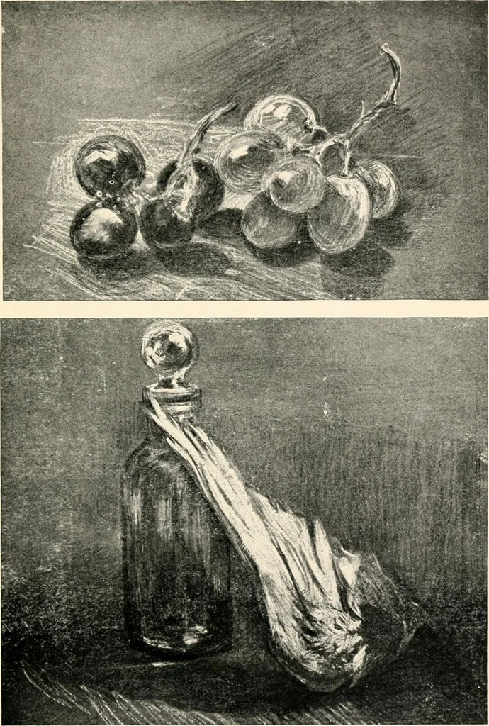 An illustration from Drawing for beginners, 1920, leaf 243