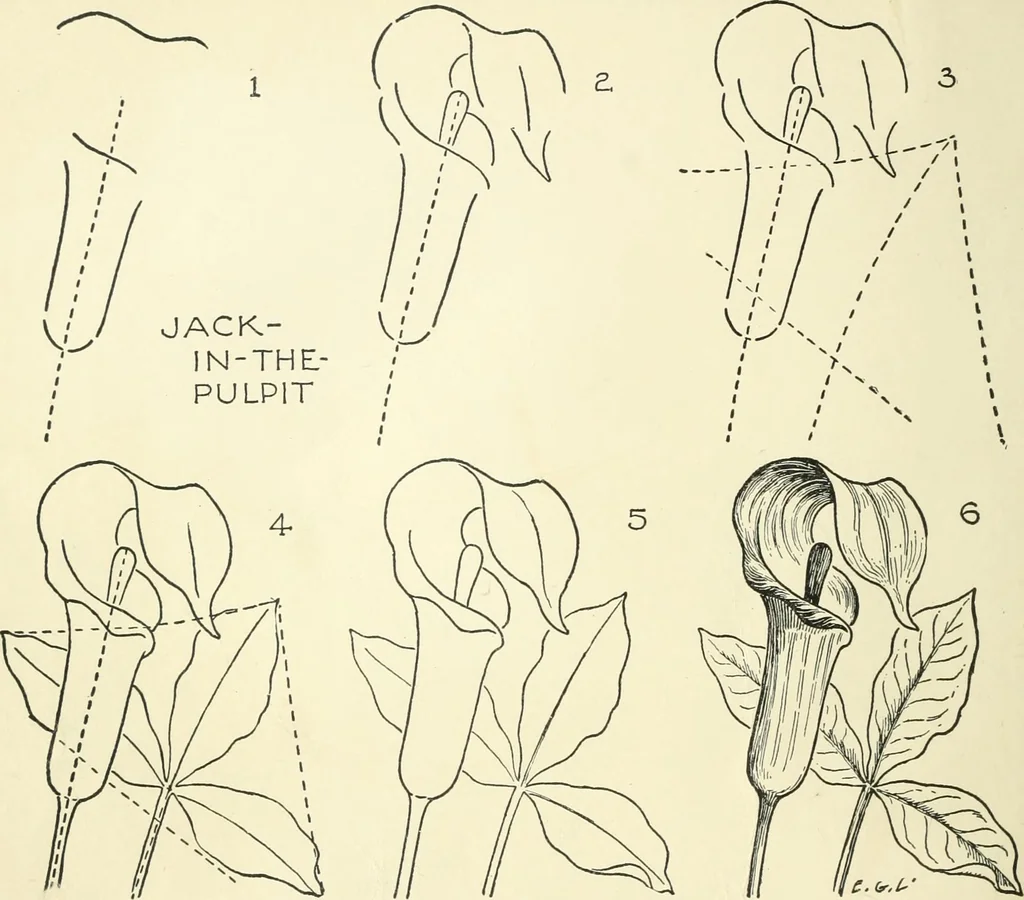 An illustration from Drawing made easy : a helpful book for young artists; the way to begin and finish your sketches, clearly shown step by step, 1921, leaf 40