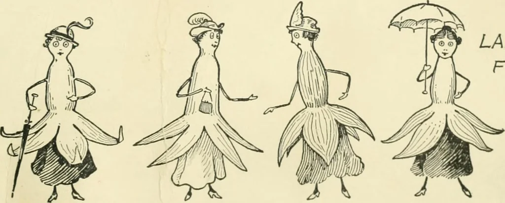 An illustration from Drawing made easy : a helpful book for young artists; the way to begin and finish your sketches, clearly shown step by step, 1921, leaf 41