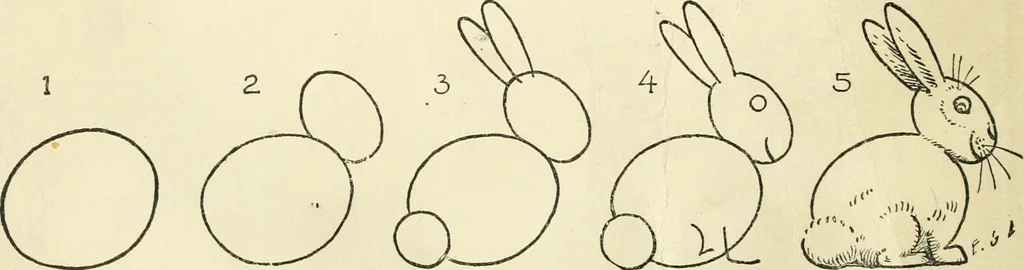 An illustration from Drawing made easy : a helpful book for young artists; the way to begin and finish your sketches, clearly shown step by step, 1921, leaf 42