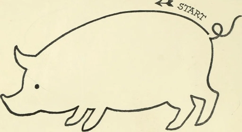 An illustration from Drawing made easy : a helpful book for young artists; the way to begin and finish your sketches, clearly shown step by step, 1921, leaf 52