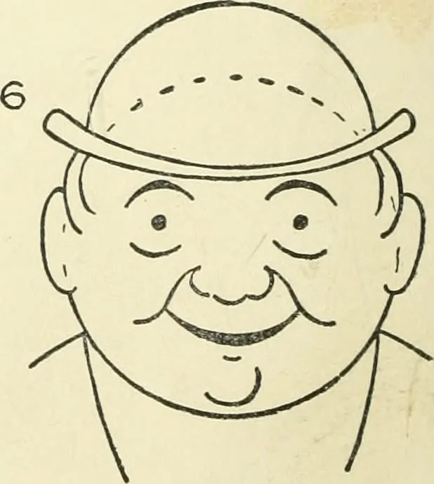An illustration from Drawing made easy : a helpful book for young artists; the way to begin and finish your sketches, clearly shown step by step, 1921, leaf 78