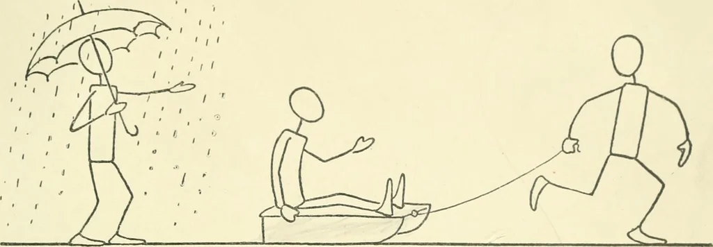 An illustration from Drawing made easy : a helpful book for young artists; the way to begin and finish your sketches, clearly shown step by step, 1921, leaf 85