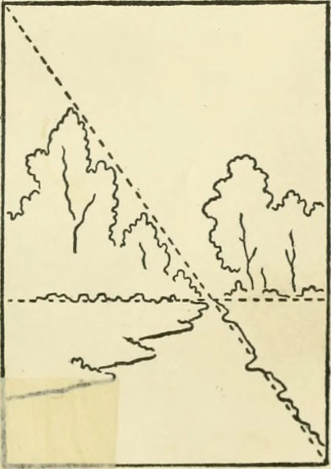 An illustration from Drawing made easy : a helpful book for young artists; the way to begin and finish your sketches, clearly shown step by step, 1921, leaf 93